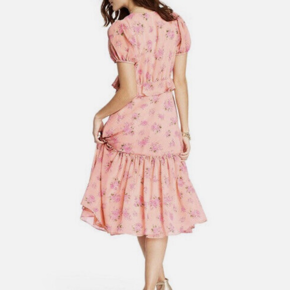 LoveShackFancy x Target FLEUR Dress PINK MELON Floral Size 4 - Picture 5 of 7